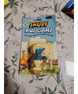 Smurfs 1982 Wind Up Smurf Musician Drums Galoob Peyo - Imperfect Packaging - €25,58 EUR