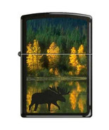 Zippo Lighter - Autumn Moose Black Matte - 852170 - £23.04 GBP