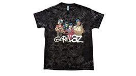 Gorillaz Fawn Tie Dye T-shirt Unisex Band Tee Sz Medium  - £11.88 GBP