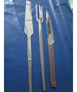 Sheffield - Vernco Cutlery Stainless Knives Servers Set Antler Handle Pi... - $74.47 CAD+