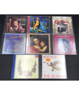 Lot of Eight (8) Christmas Music CD&#39;s - John Rutter Bathleen Battle Dulc... - £14.62 GBP