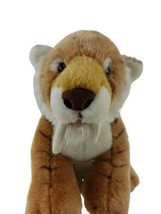2013 Build A Bear Saber Tooth Tiger Plush Stuffed Animal Toy 12 Inch  - £19.57 GBP