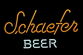 Schaefer Beer Art Light Neon Sign 16&quot;x13&quot; - £109.94 GBP