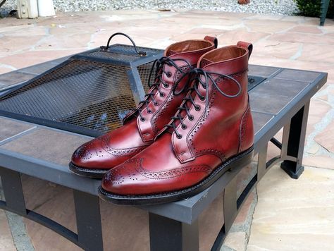 New Handmade men brown leather boots, men dress formal boots, business dress we