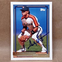 1992 Topps Gold #214 Andy Mota Autographed Signed Card Houston Astros - £2.96 GBP