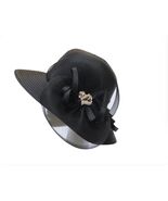 Ladies Women Wide Brim Hat, Wedding, Special Occasion, Church Party Outd... - $49.99