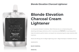 Kaaral Blonde Elevation Charcoal Cream Lightener, 8.8 fl oz image 2