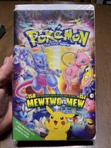 Pokemon the First Movie: Mewtwo vs. Mew (VHS, 2000, Clamshell) Cartoon Kids - £7.44 GBP