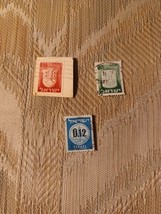 Lot Of 3 Israel Cancelled Postage Stamps Vintage Collection VTG Ashqelon Ashdod - £5.53 GBP