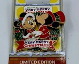 Disney Parks Merry Christmas Limited Edition Enamel Pin Mickey Mouse 200... - £15.77 GBP