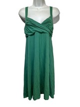 BCBGMaxAzria Green sleeveless ruched Mini Dress Size L - £27.24 GBP