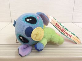 Disney Baby Stitch Crawl Plush Doll Keychain Cute and RARE item - £27.91 GBP