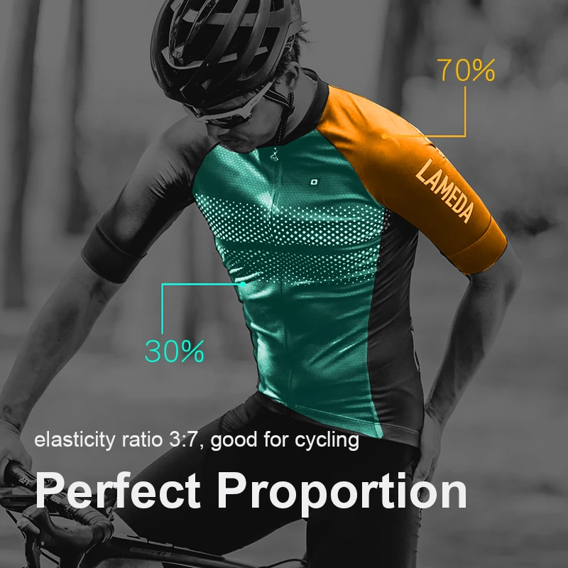 Sporting Lameda Pro Cycling  New Summer MTB Bike Clothes Breathable Short Sleeve - £52.94 GBP