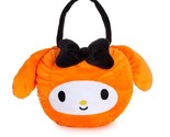 Sanrio My Melody Orange Pumpkin Glow In The Dark Halloween Plush Basket ... - £46.29 GBP