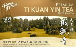 1 Box, Prince of Peace Premium Ti Kuan Yin Tea 6.35Oz/180g - 100 Tea Bags - $10.39