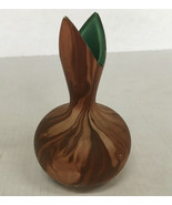 vintage clay pottery vase little america Wyoming art pottery travel souv... - $21.73