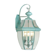 Livex 3 Light Outdoor Wall Lantern in Verdigris - $7,687.96 MXN