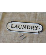 CAST IRON LAUNDRY Room Sign Style Cast Iron Door White & Black Decor - €14,70 EUR CAST IRON LAUNDRY Room Sign Style Cast Iron Door White & Black Decor - €14,70 EUR