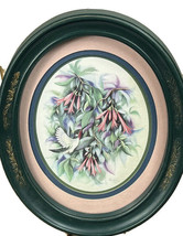 Don Kent Vintage Print - 1994 Home Interior Gifts Hummingbird with Honeysuckle - £17.93 GBP