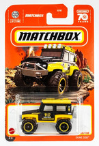 Matchbox Dune Dog Matte Black Yellow Lyons Bros Racing 2023 Matchbox #65 - £5.13 GBP