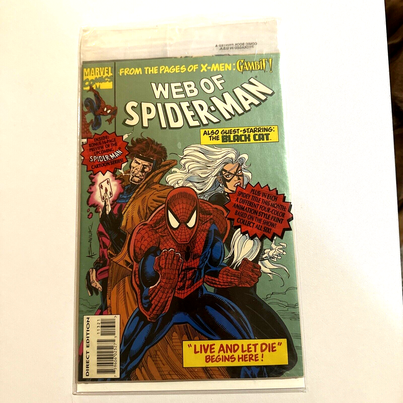 Primary image for Web of Spider Man Issue #113 Variant Cover First Print SEALED Marvel Comics 1994