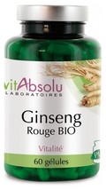 VitAbsolu Red Ginseng Organic 60 Capsules - £44.16 GBP