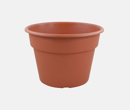 5 Pcs 10 Inch Terracotta Round Plastic Growing Pot #MNGS - £31.97 GBP