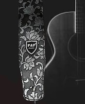 Custom Leather Adjustable Guitar Strap Beautiful - $29.70