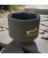 1&quot; Drive 80mm Jumbo Machinery Impact Socket 6 Point Cr-Mo Tractor Metric... - $940.36 MXN
