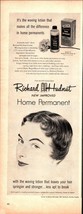 Richard Hudnut Home Permanent Perm Hair 1950 Print Magazine Ad Poster AD... - $24.11