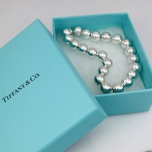 Large 9&quot; RARE Tiffany &amp; Co HardWear Bead Ball Bracelet Plus Size Full-FI... - $299.00
