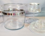 Pyrex 7756  Six Cup Flameware Stovetop Glass Percolator Coffee Pot Compl... - $94.00