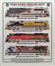 Union Pacific Heritage Western Diesels Tin Sign / Daniel Edwards Collection - £22.40 GBP