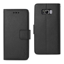 [Pack Of 2] Reiko Samsung Galaxy S8 EDGE/ S8 Plus 3-IN-1 Wallet Case In Black - £20.11 GBP