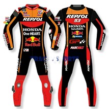 Marc Marquez Repsol Black Motorcycle Rider Leather Racing Suit  - $451.22 CAD