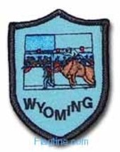 Wyoming Shield Patch - $2.70