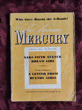 American Mercury April 1951 Robert Lowry James Barker + - £8.49 GBP