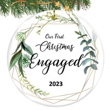 Our First Christmas Engaged 2023, Engagement Gifts For Couples, Engaged ... - £15.97 GBP