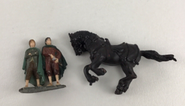 Lord Of The Rings Figures Toppers Sam Frodo Baggins Hobbit Horse Toy Vin... - $24.70