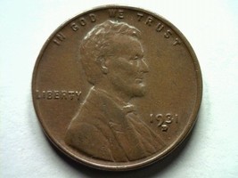 1931-D Lincoln Cent Penny Choice About Uncirculated+ Ch. Au+ Nice Original Coin - £31.18 GBP