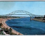 Cape Cod Canal and Sagamore Bridge Cape Cod MA UNP Chrome Postcard K7 - $7.87