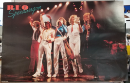 REO Speedwagon Concert Poster 1981 Encore Group Standing Kevin Cronin Singing - £45.52 GBP