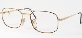 NIGURA N 0458 B Gold / Demi Brown Einzigartig Selten Brille Rahmen 55-19-140 ( - $46.53