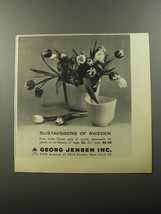 1956 Georg Jensen Gustavsberg Flower Pots Ad - Gustavsberg of Sweden - $18.49