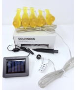 Rare Ikea Solvinden Yellow Solar Bird Lights Light Clip - $99.99