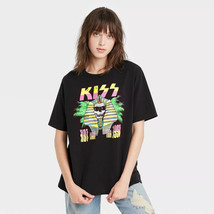 Kiss Hot In The Shade Tour 1990 Womans T Shirt Egyptian Sphinx Rock Band Concert - £12.56 GBP
