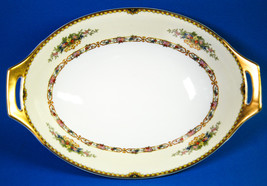 Meito The Malta 11&quot; Oval Vegetable Serving Bowl Excellent - $13.99