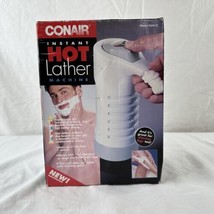 Conair Instant Hot Lather Machine Shaving Cream Warmer Dispenser White HLM10 NEW - £100.66 GBP