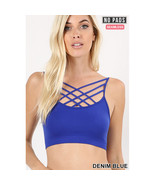  Womens SEXY Caged   Strappy Lace Up Criss Cross Layering Bralette Bra T... - $11.61