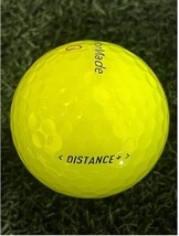 51 Mint YELLOW Tayormade Distance+ Golf Balls - FREE SHIPPING - AAAAA - £54.17 GBP